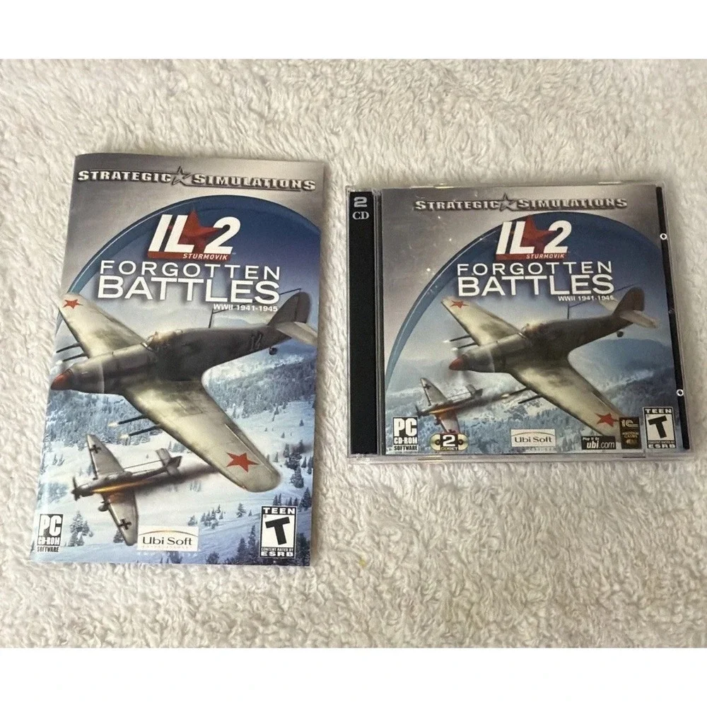 Operation Barbarossa & IL Sturmovik & Forgotten Battle PC CD ROM Complete CIB X3